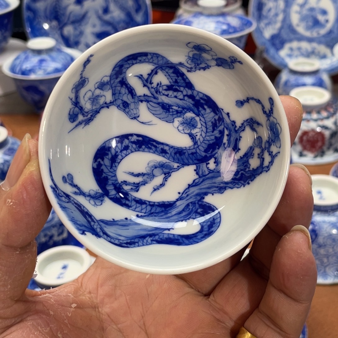 陶月楼 柴窑 灵蛇
