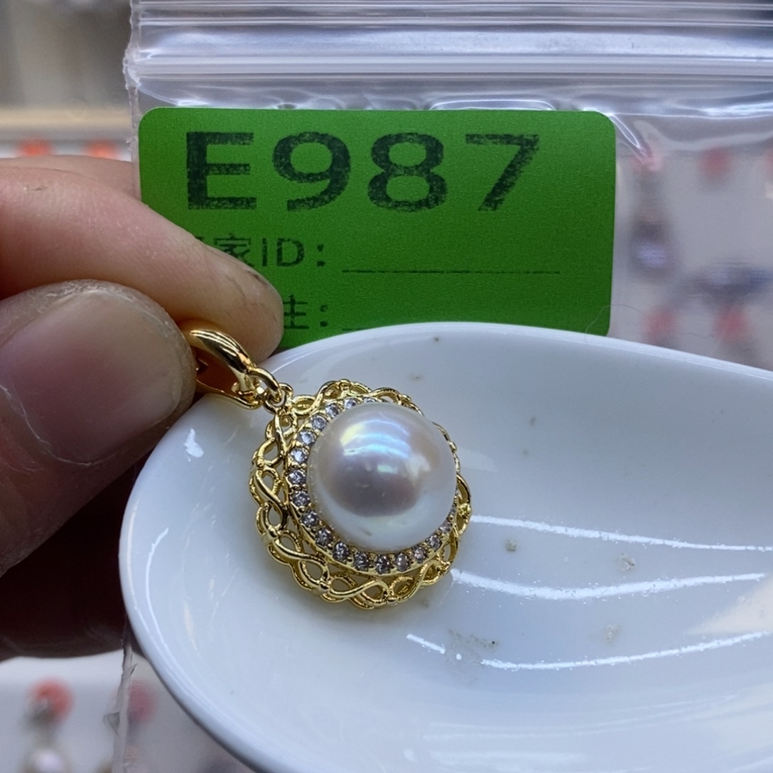 未镶嵌淡水珍珠美丽哦哦哦