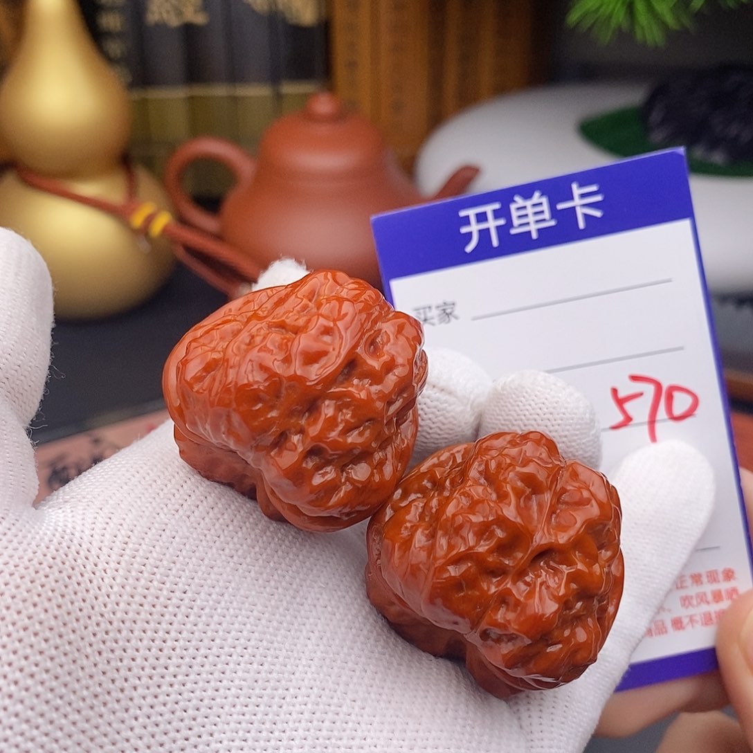 文玩核桃把件35蛤蟆头570