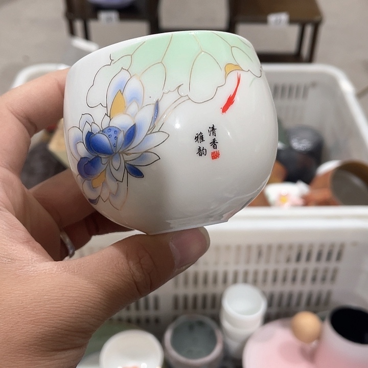 陶瓷茶具全部默认微瑕处理不影响使用完美主义者慎拍！