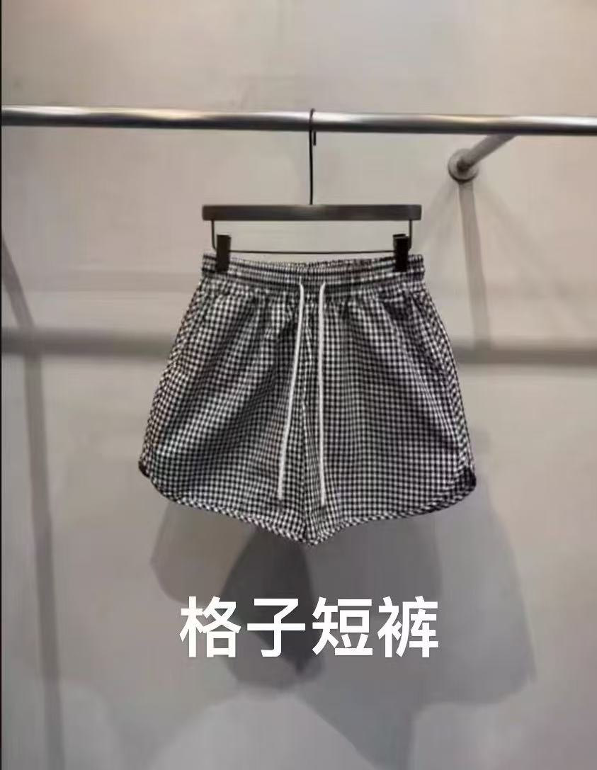 JING JING推荐【BRB格短裤】百搭修身显瘦短裤