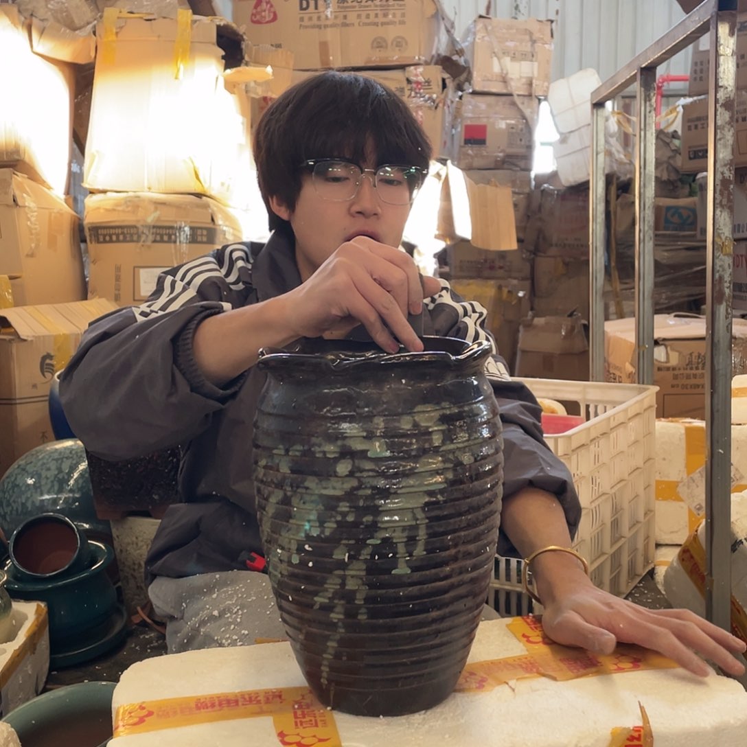 红陶宜兴紫砂花盆