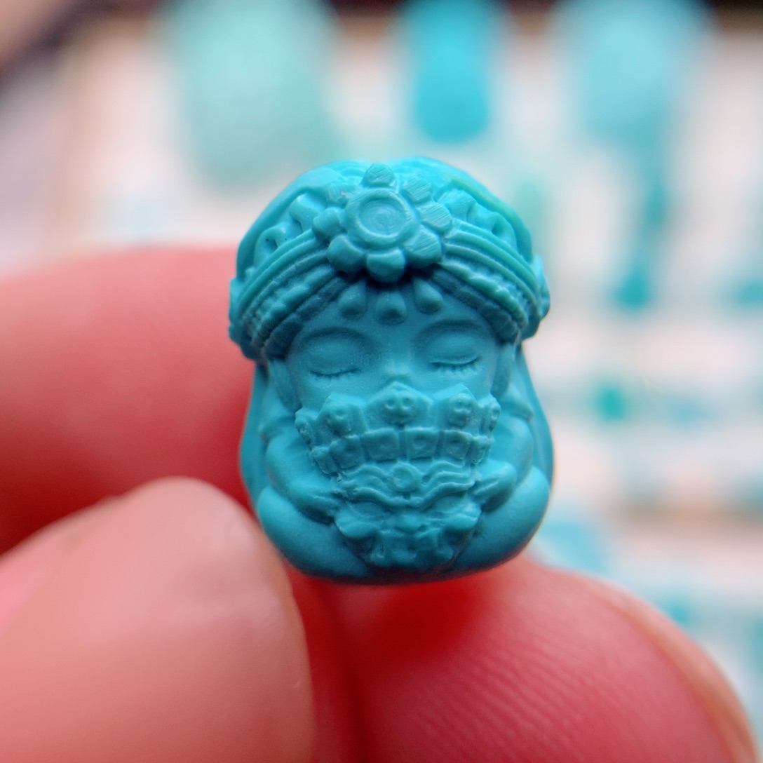 未镶嵌绿松石珠宝奇石