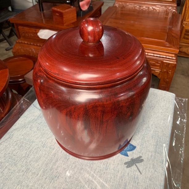 【大倩福利】赞比亚紫檀聚宝盆大缸整木挖空