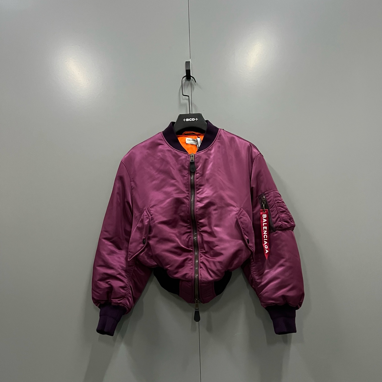 未使用 Balenciaga/巴黎世家 tt12 MA1 飞行员棉服夹克 38/005620