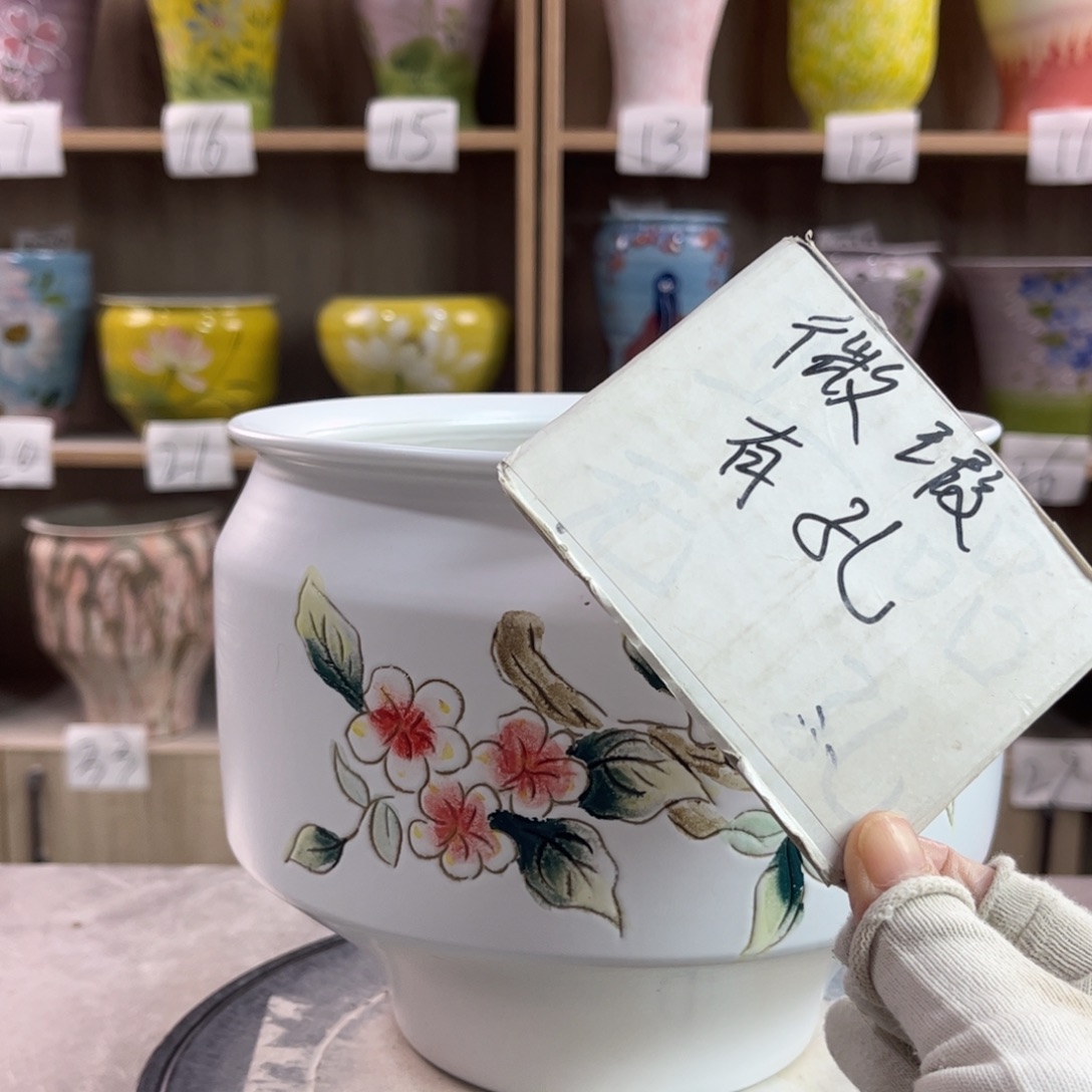 景德镇陶瓷花盆花盆