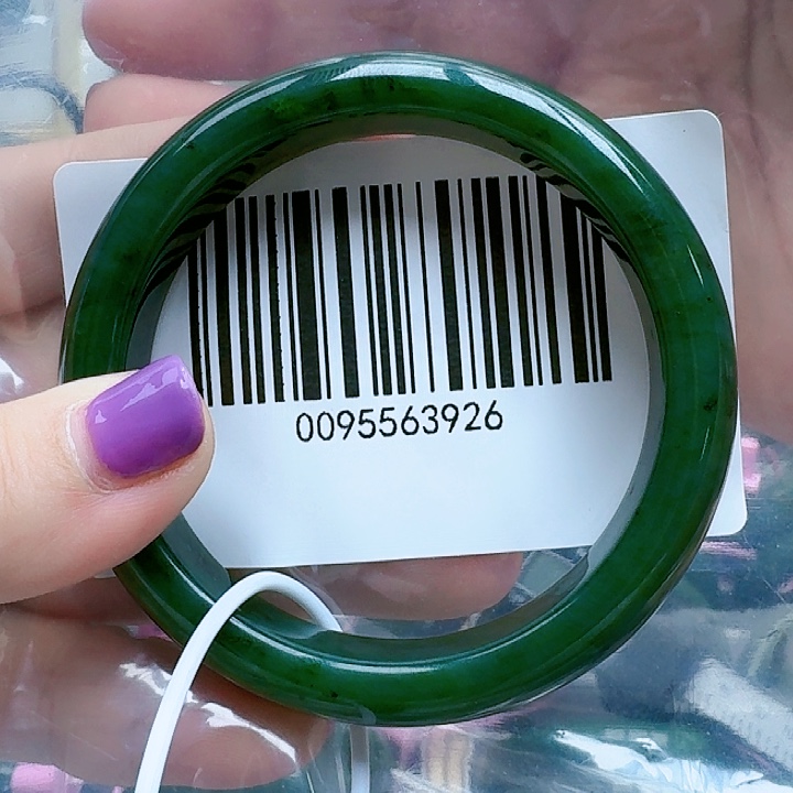 和田玉（碧玉）未镶嵌手镯5859包容