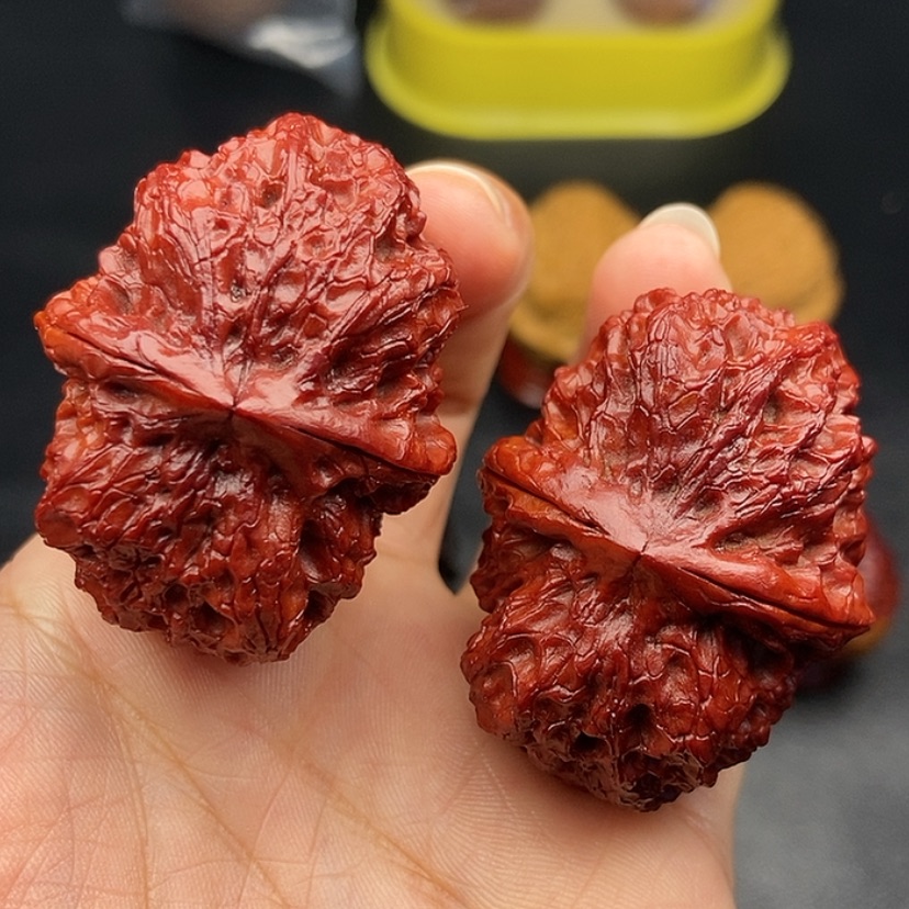 【闪购商品】把件文玩核桃44尺太湖石元宝