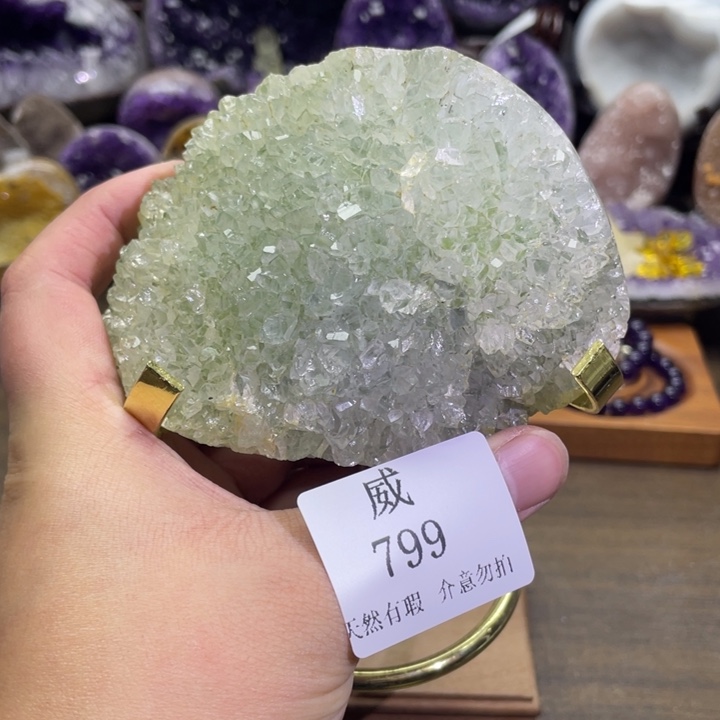 水晶未镶嵌珠宝半成品