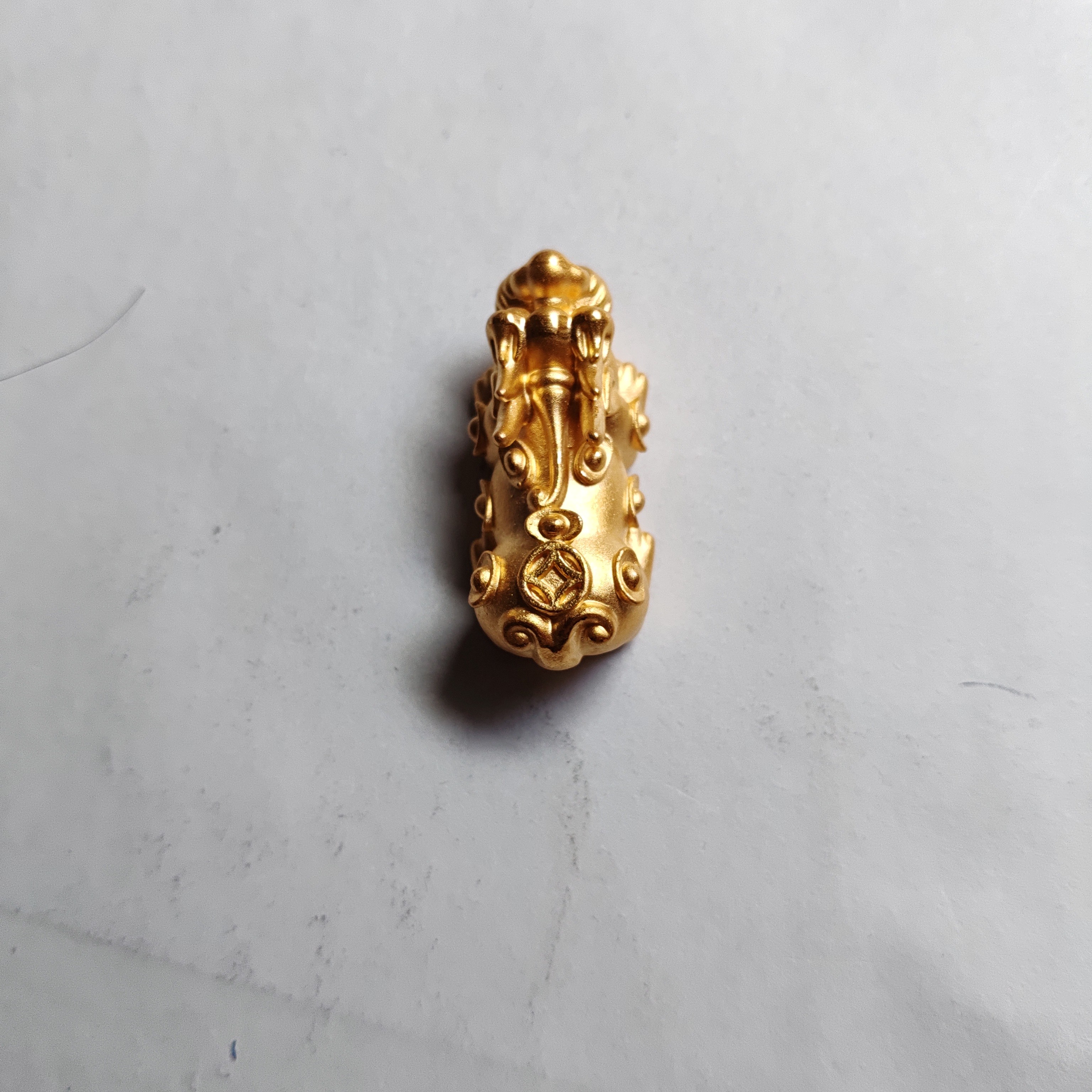 金元宝足金999貔貅珠子首饰