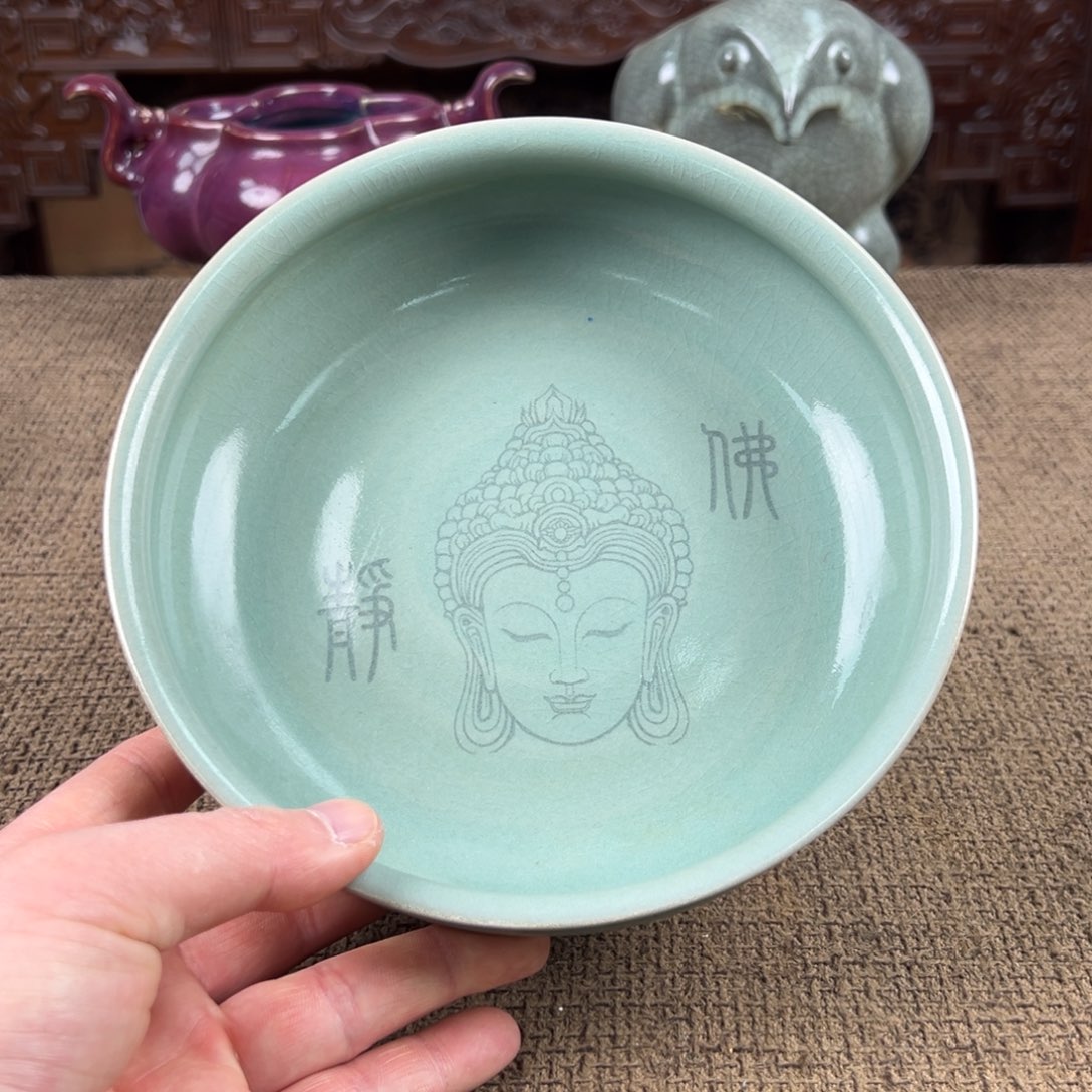 瓷片正能量陶瓷艺术品
