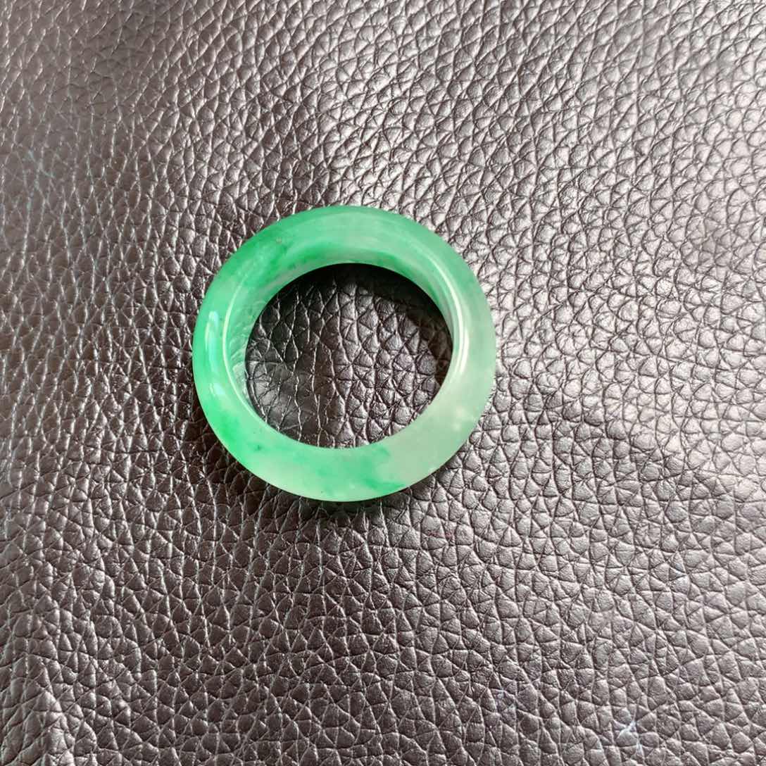 石英质玉戒圈未镶嵌开*果卡23