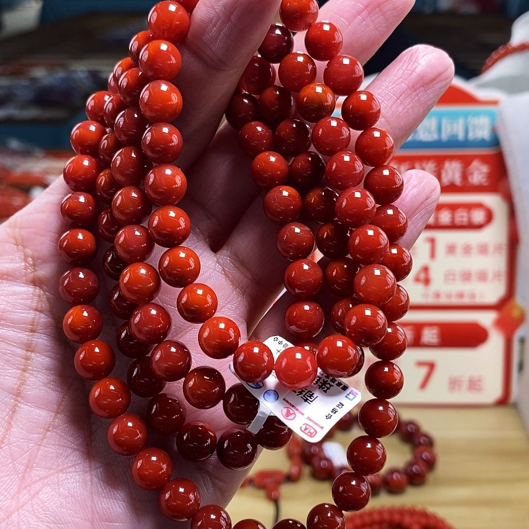 未镶嵌8.5mm（多样性发一）典藏南红玛瑙