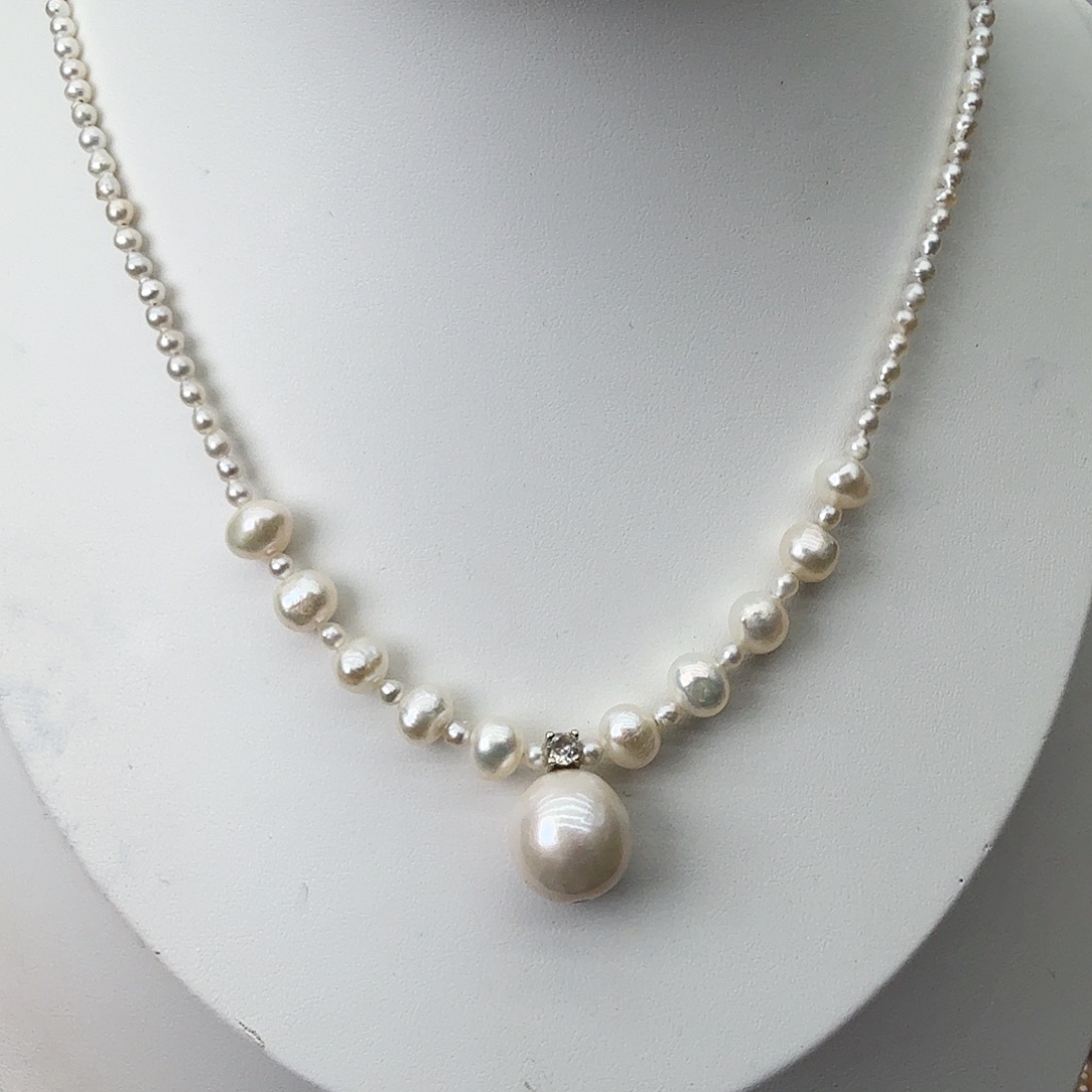 淡水珍珠未镶嵌颈饰