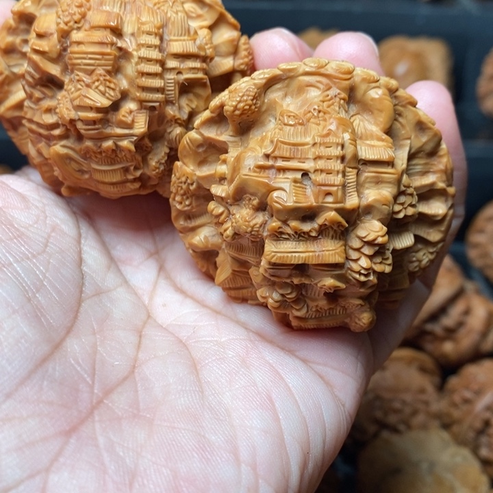 把件文玩核桃山水