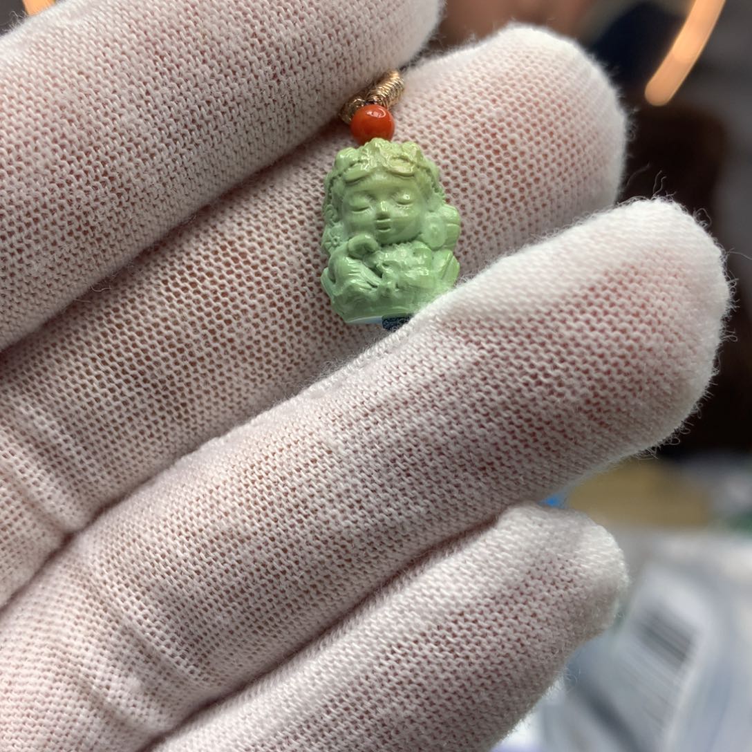 绿松石挂件未镶嵌