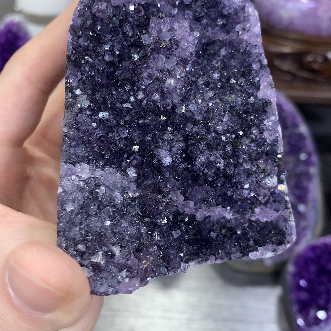 紫晶珠宝半成品未镶嵌618