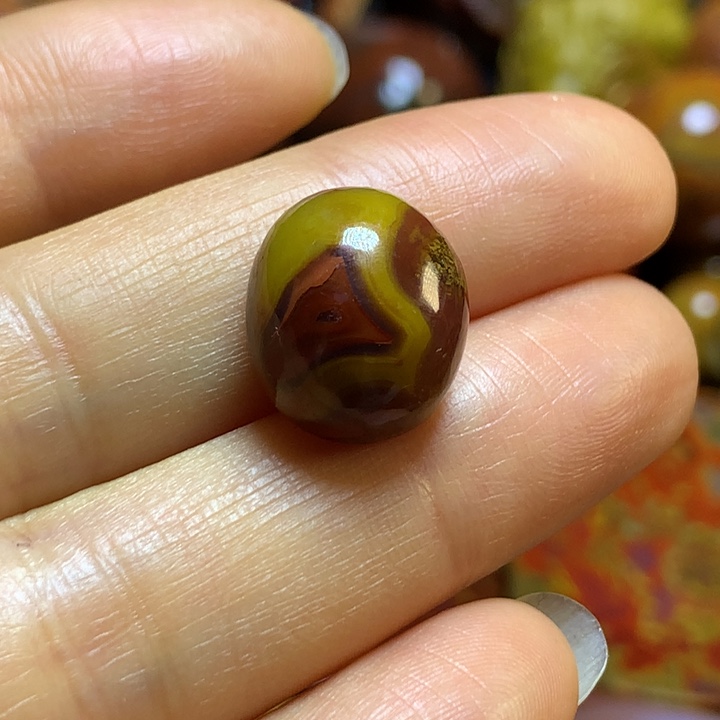 玛瑙/玉髓未镶嵌战国红