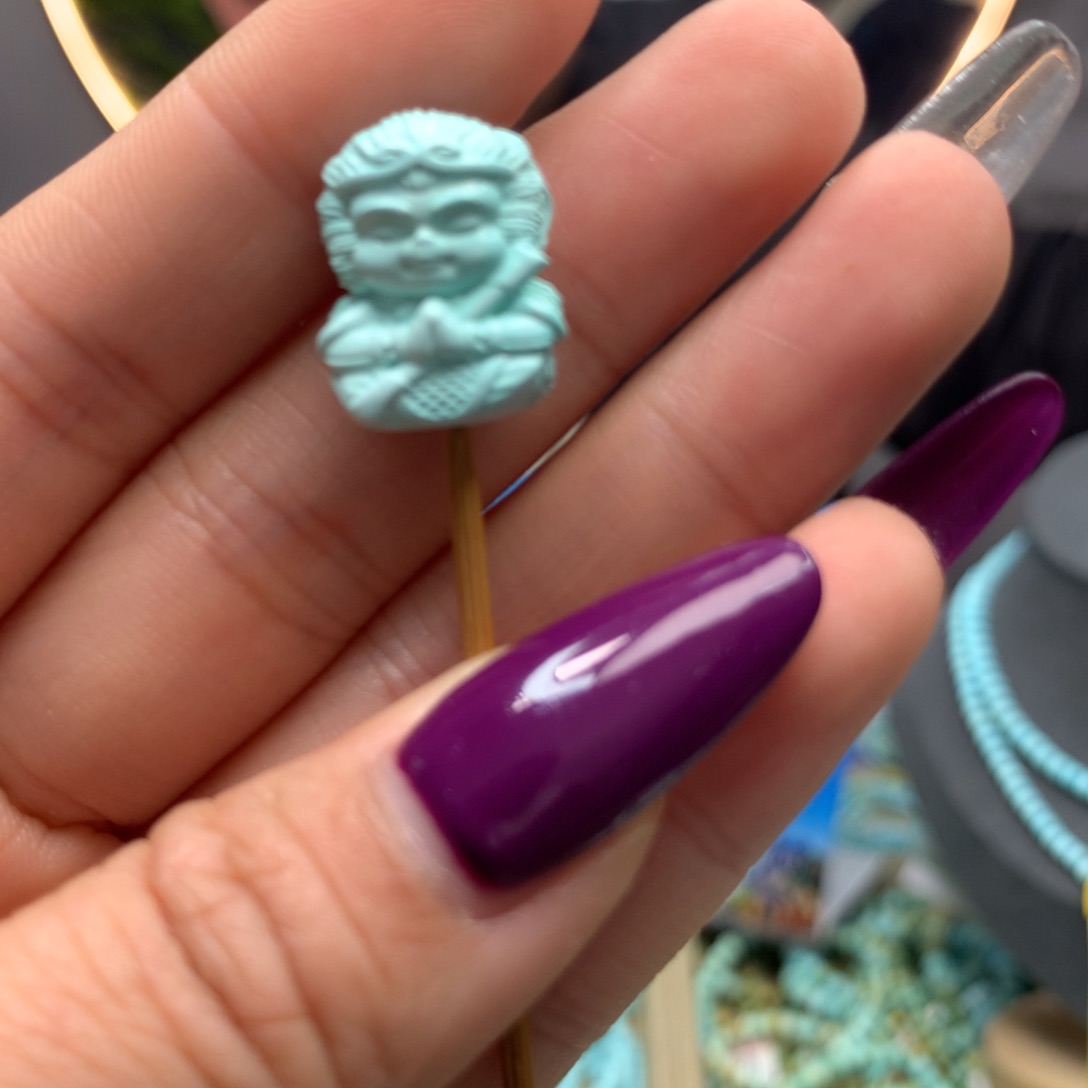 绿松石挂件未镶嵌