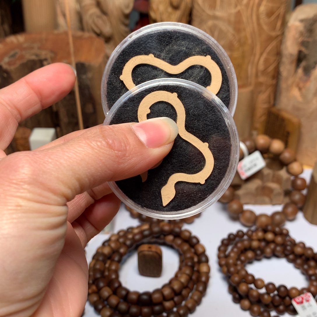 檀香木手串/手链老山檀香祥云香片5片装