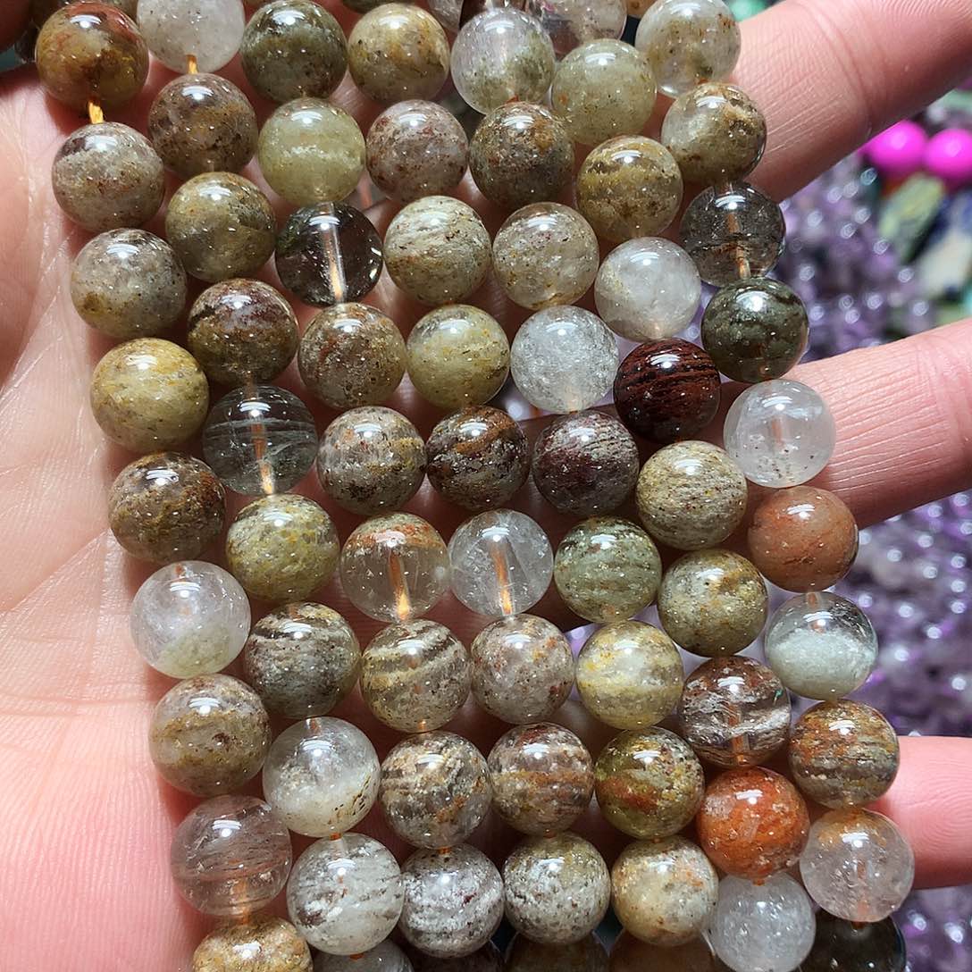 未镶嵌手串玛瑙/玉髓卡10一条幽灵