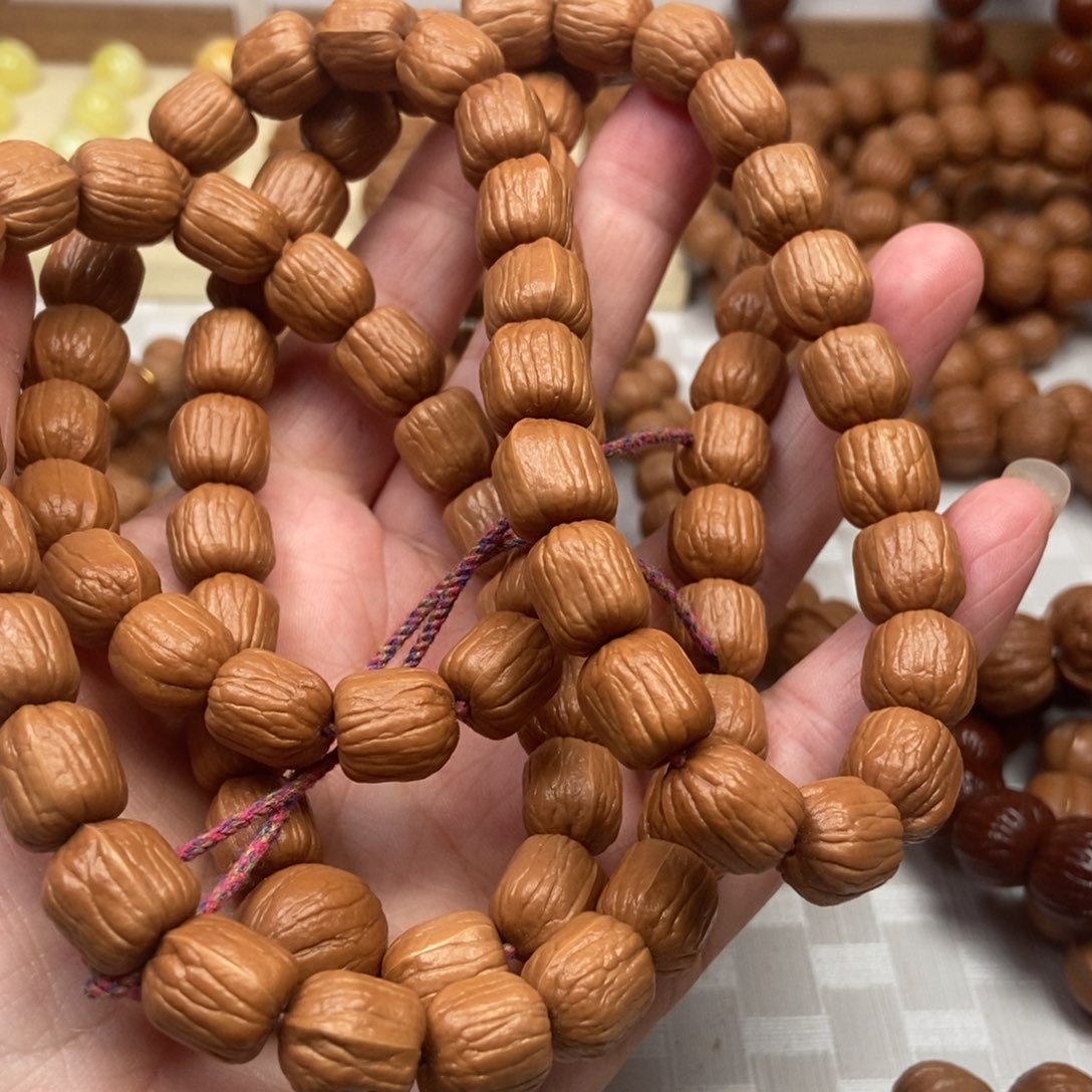 傍***风桃核吊坠南瓜长条88颗