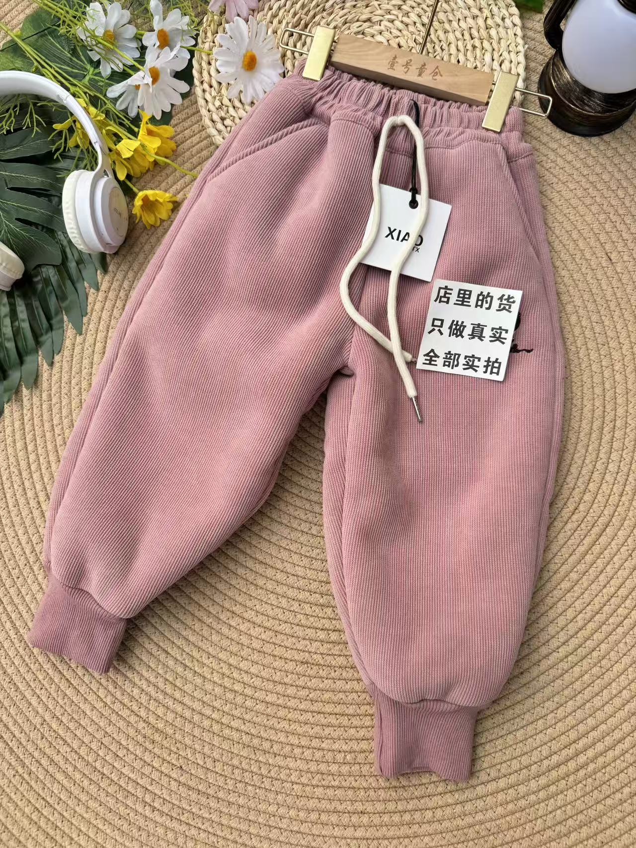 2025年款儿童童装店断码处理童装潮男女童棉服加绒卫裤外套加厚冬