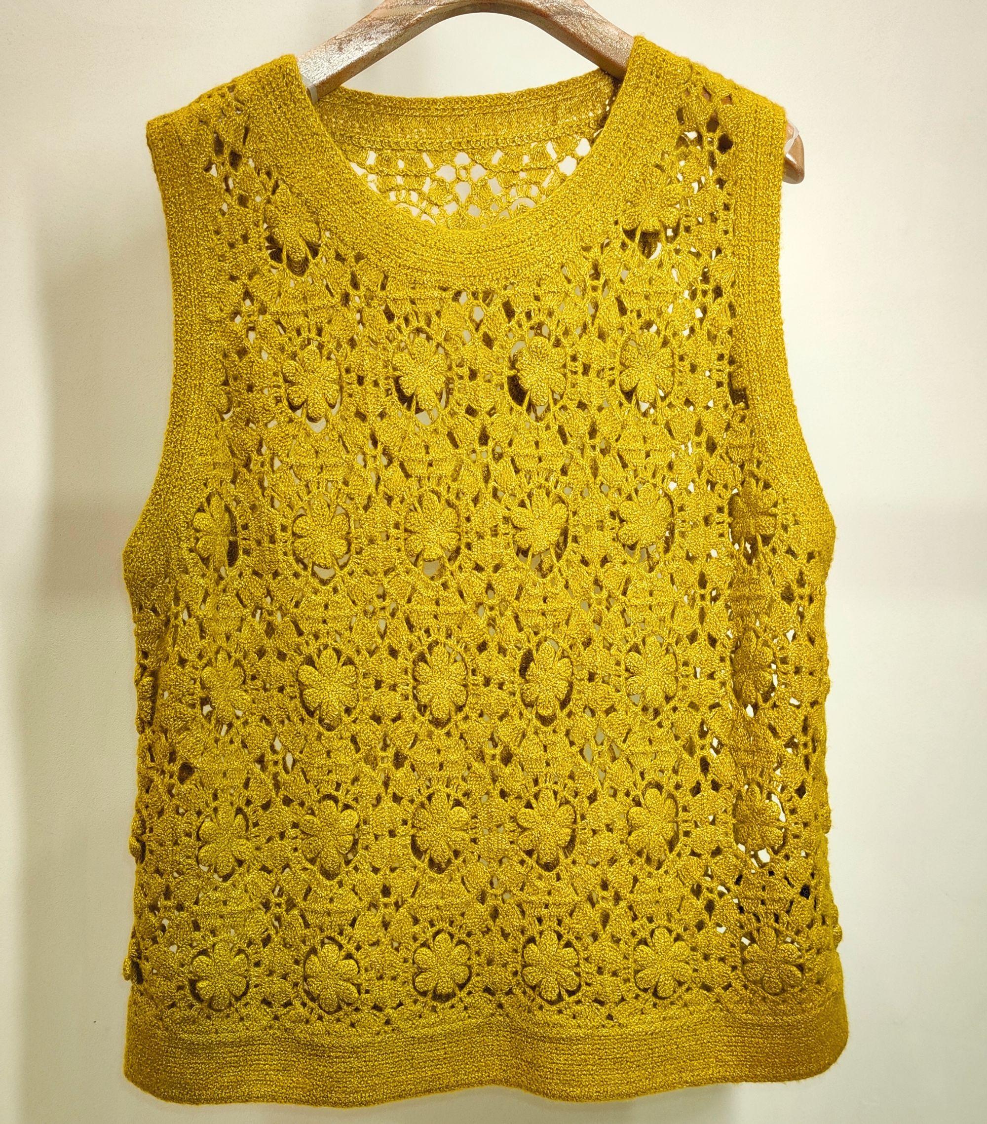 SYS03949镂空马甲针织时尚休闲百搭无袖