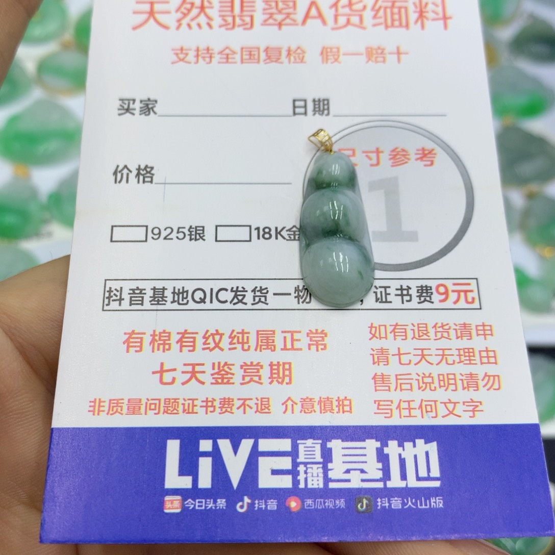 翡翠颈饰未镶嵌翡翠