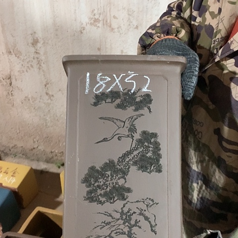 紫砂花盆手工制作