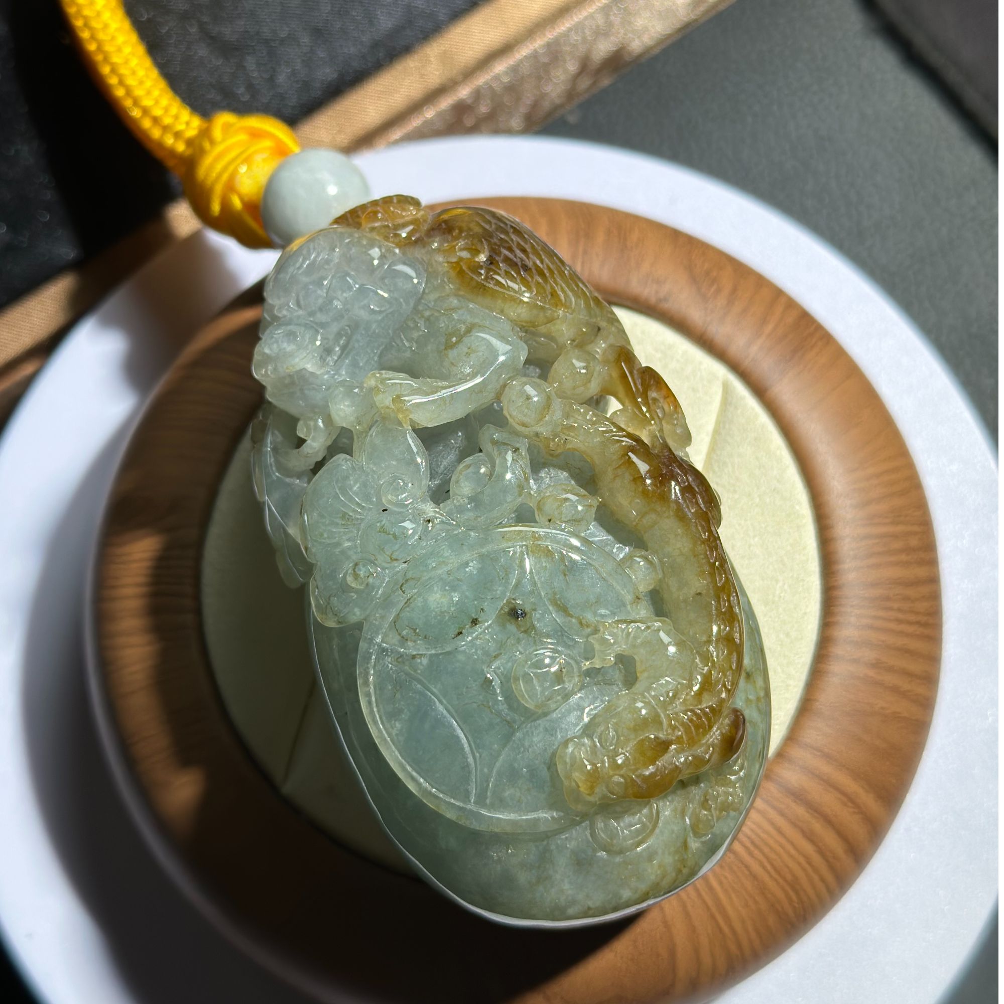 EZ0057-天然A货翡翠-手把件