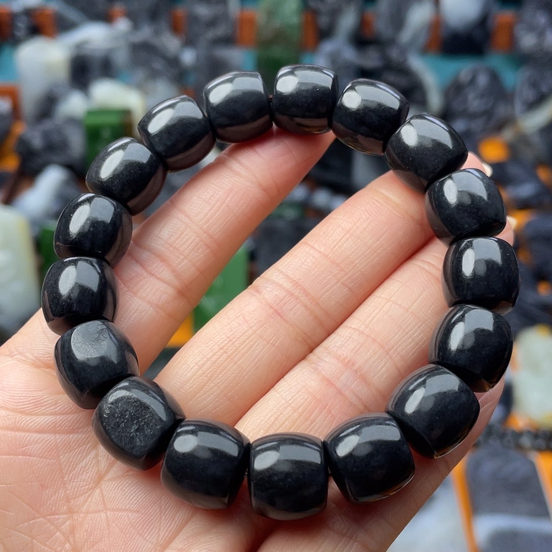 和田玉未镶嵌手链