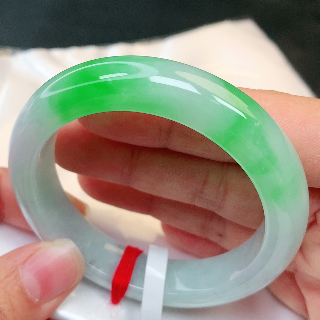 未镶嵌手镯翡翠翡翠A货手镯632号