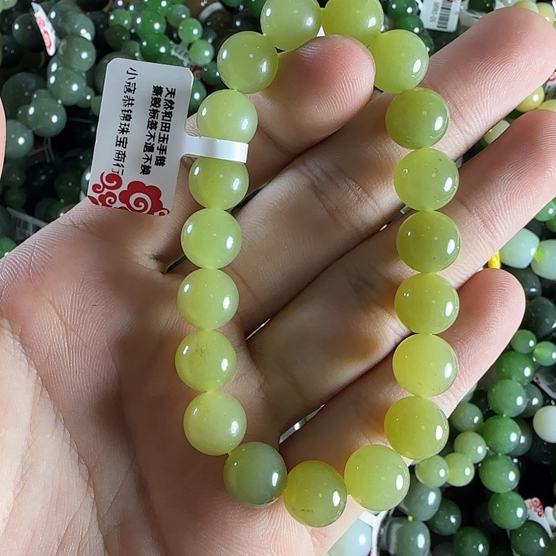 和田玉手链未镶嵌27