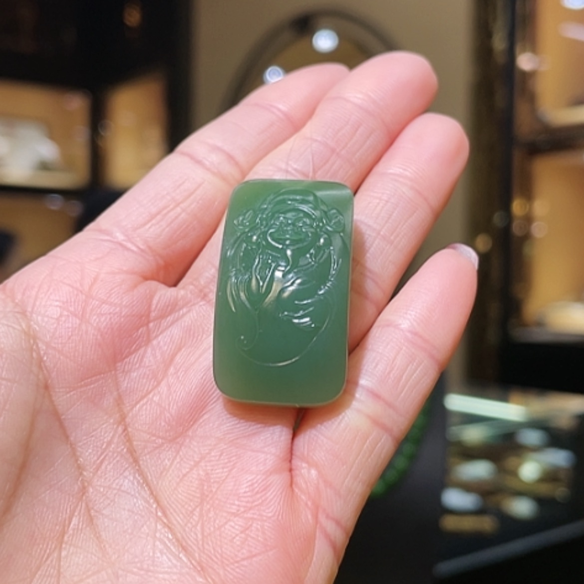 【闪购商品】和田玉颈饰未镶嵌财神爷