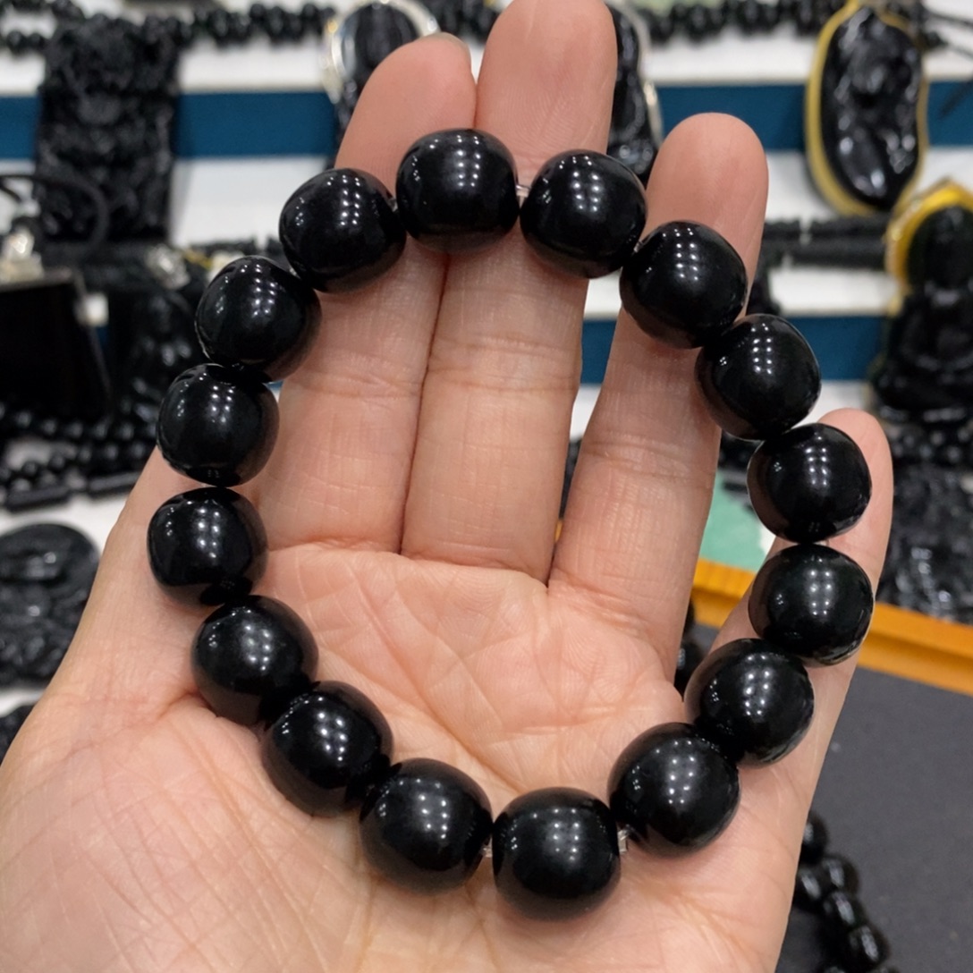 用***3蛇纹石玉未镶嵌手串