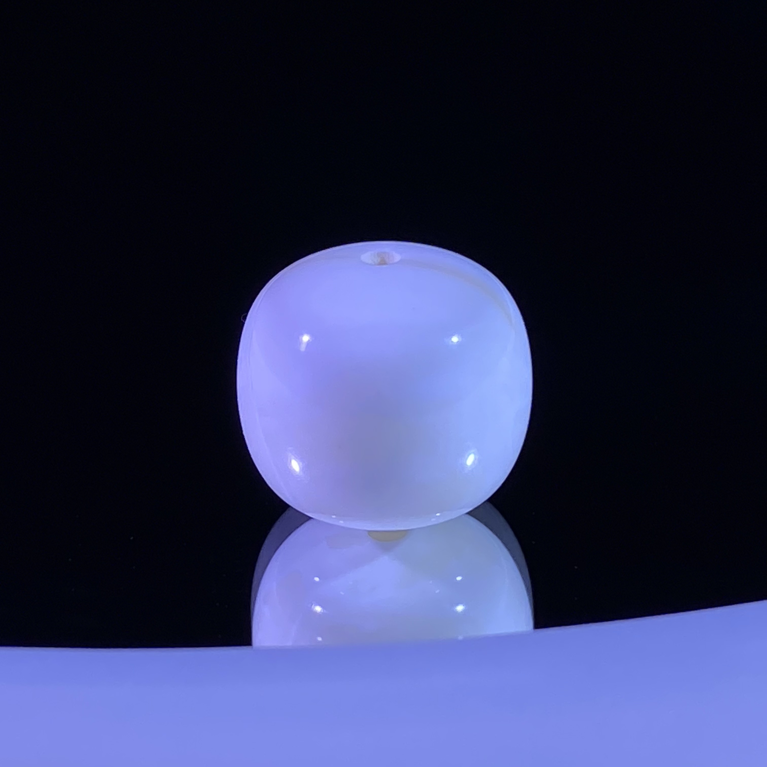 11.5mm油漆白蜜蜡老型 很白全白