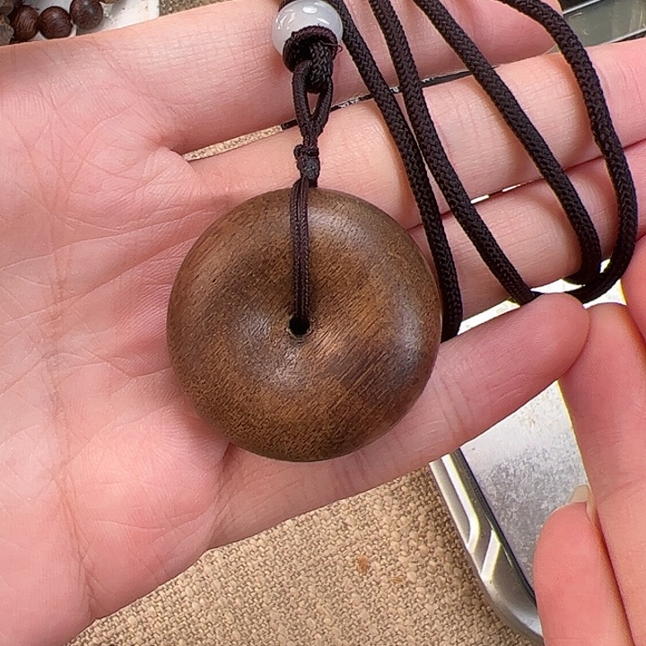 沉香沉香碎屑宠粉平安扣P001多样性发一