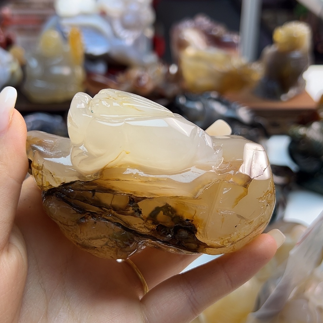 玛瑙/玉髓未镶嵌颈饰