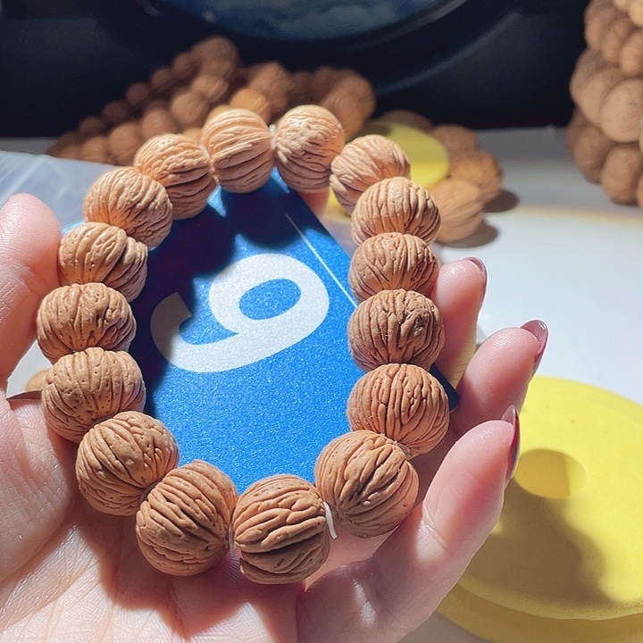 无***极吊坠桃核桃核手串树皮6