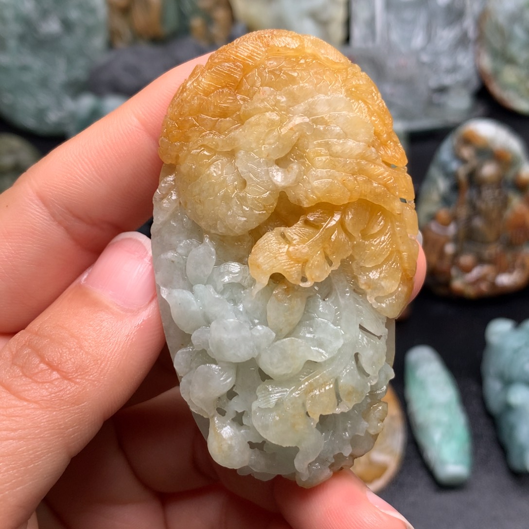 定制翡翠未镶嵌天然缅甸翡翠A货毛货抛光定制