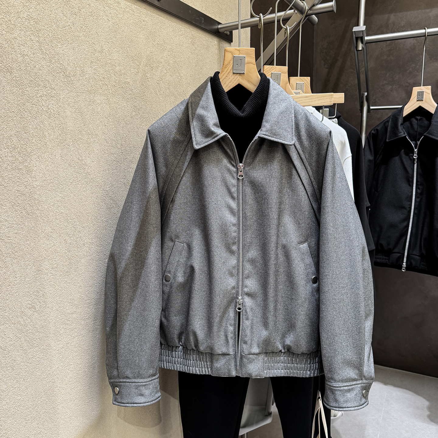 拔尖好货！3000+！杭州滨江货！腔调立裁90白鸭绒男士羽绒服25108