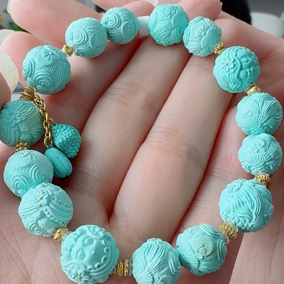 未镶嵌绿松石珠宝奇石