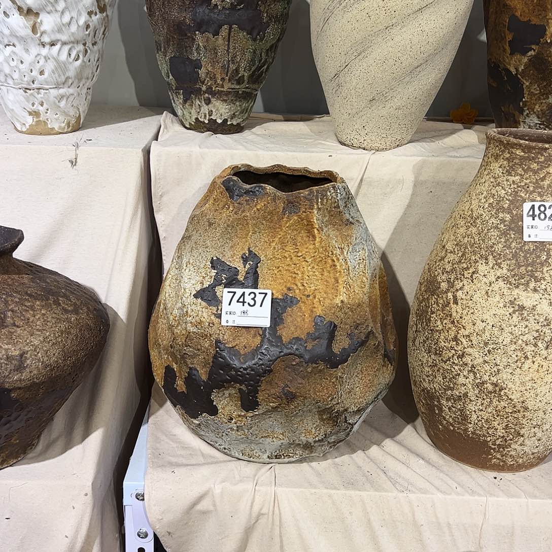 缸7437高33口12×9陶瓷花瓶无孔