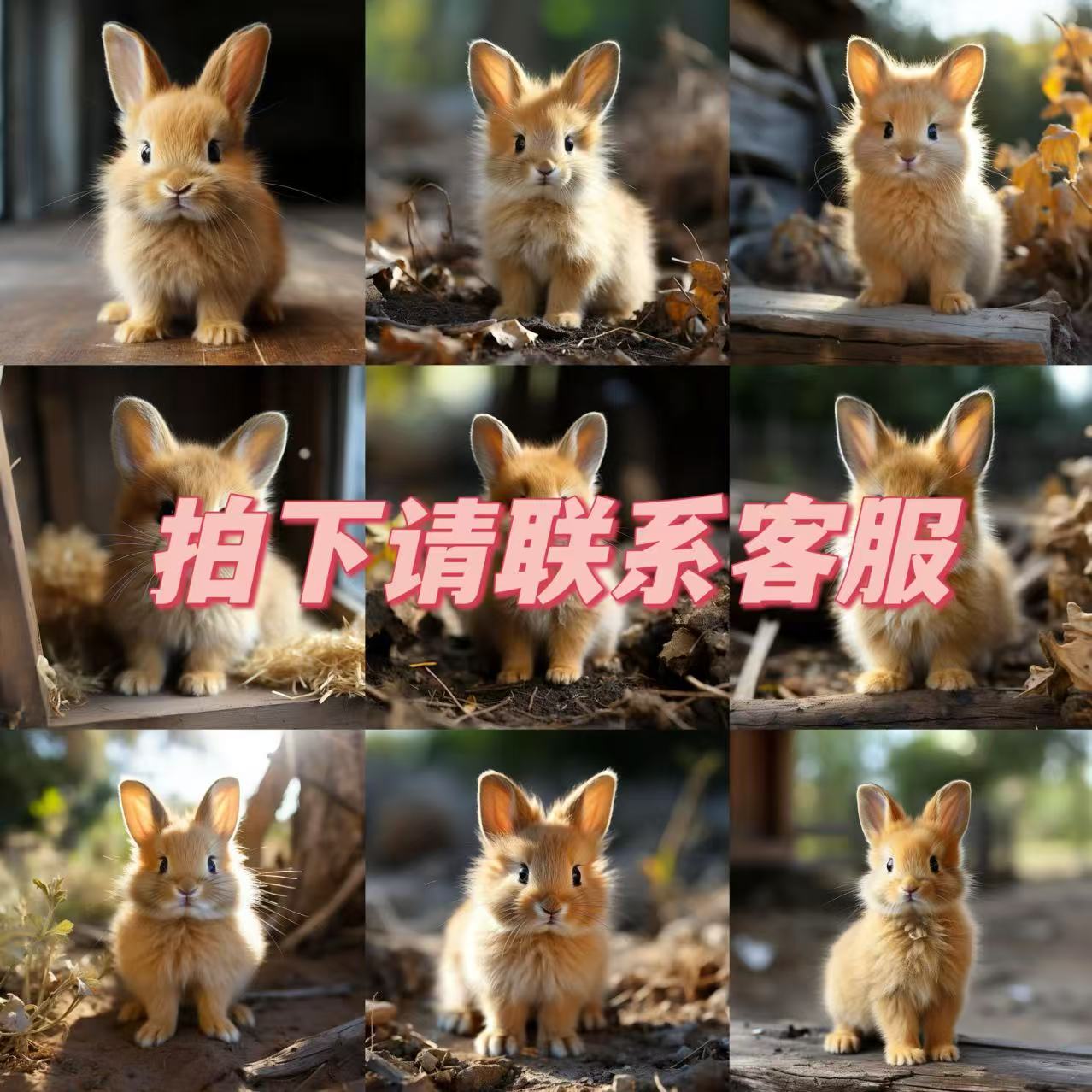  活体通用链接 全款直拍 品种以直播间讲解为主猫猫兔