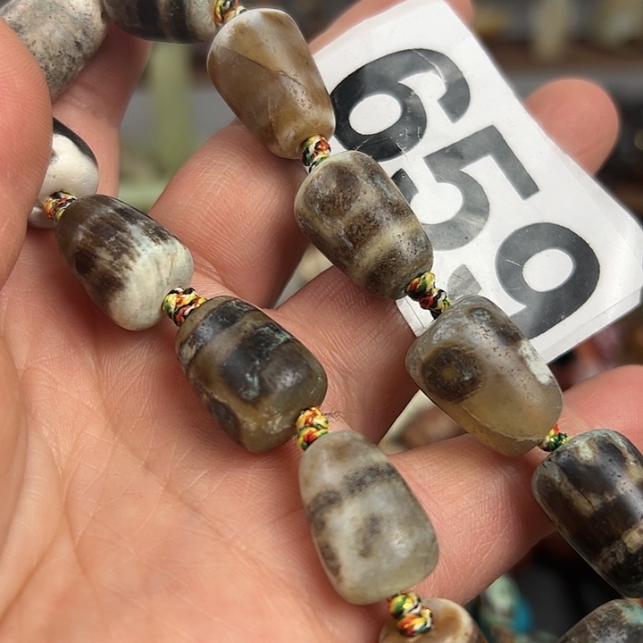 玛瑙/玉髓颈饰合金想*松