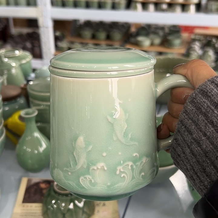 小米茶器龙泉青瓷