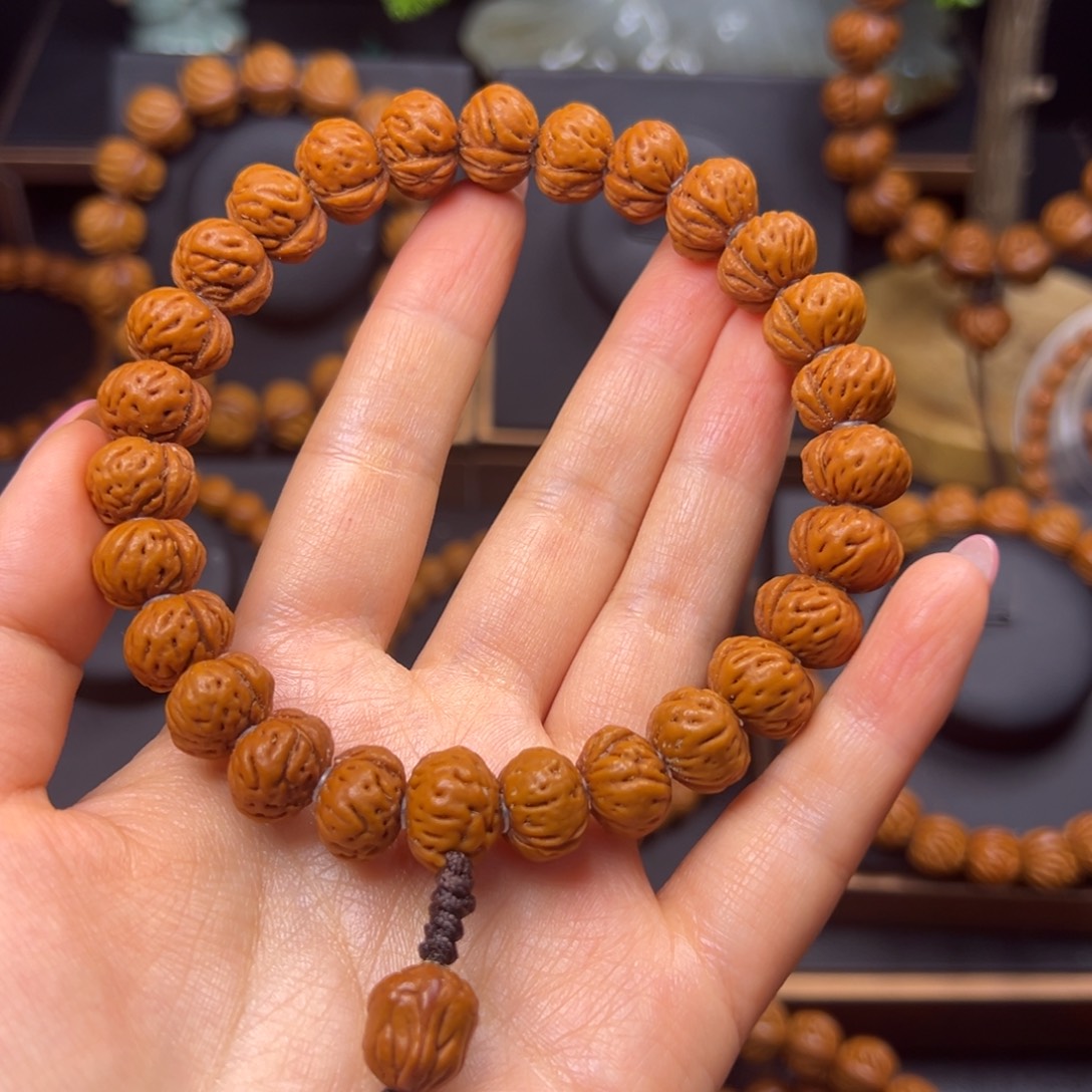 M***_桃核手串蟠桃13手串