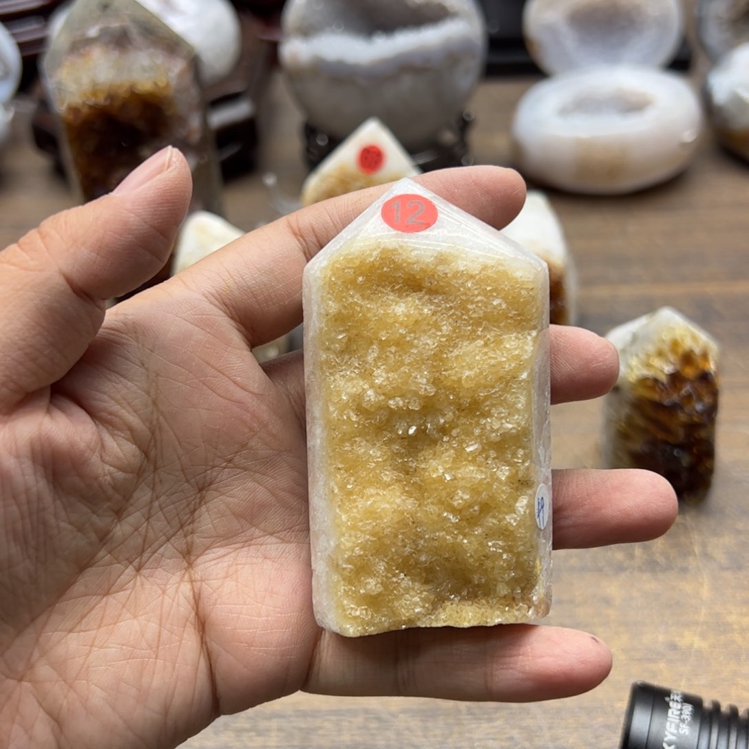 水晶水晶无镶嵌未镶嵌柱子12