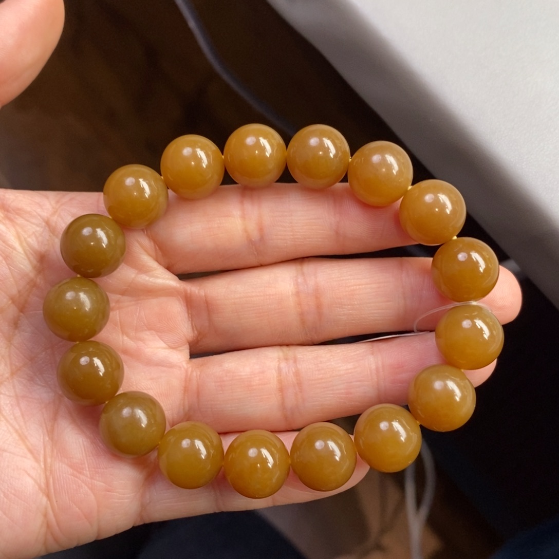 和田玉未镶嵌手串12